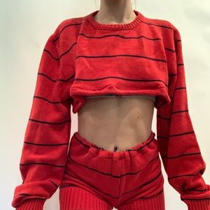 Reworked sweater set